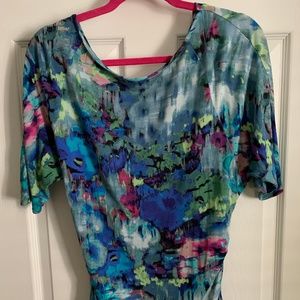 Anthropologie Size Small Knit Watercolor Top